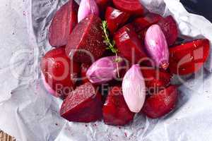 oven baked red beets