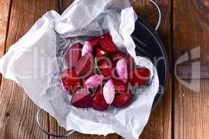 oven baked red beets