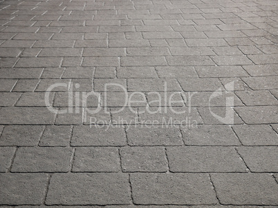 Gray wet concrete pavement