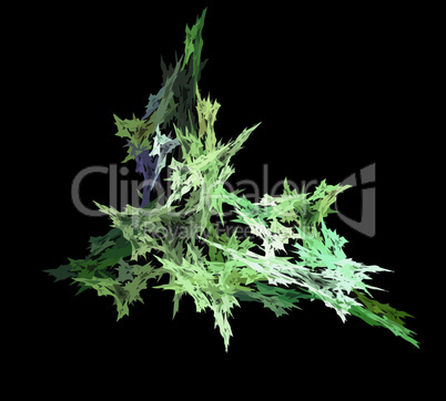 image of one Digital Fractal on Black Color image of one Digital Fractal on Black Color