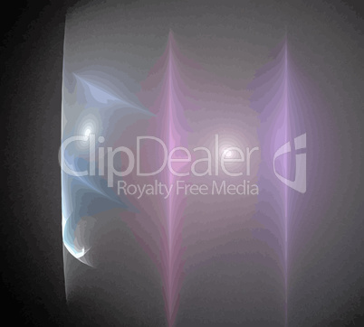 image of one Digital Fractal on Black Color image of one Digital Fractal on Black Color