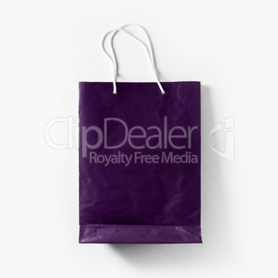Violet shopping bag