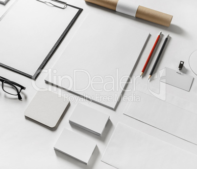 Blank stationery set