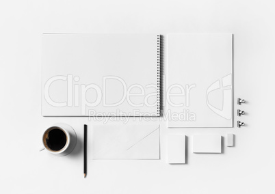 Blank stationery template