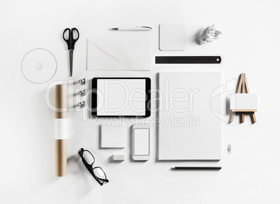 Blank corporate stationery