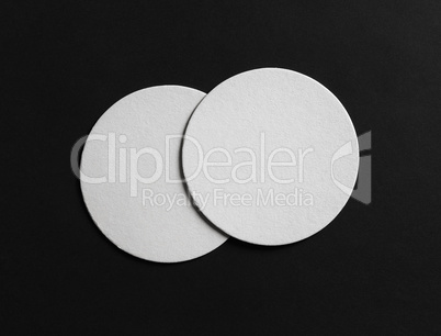 Blank beer coasters