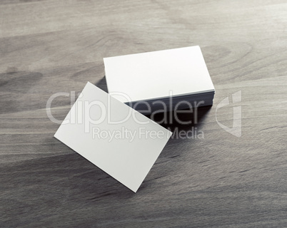 Blank business cards