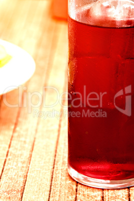 Red cold drink