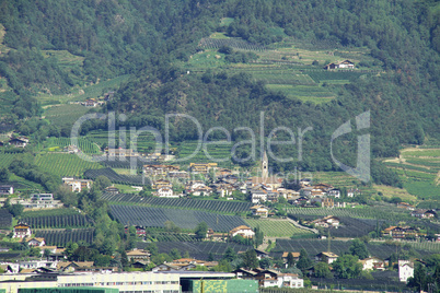 Mitterplars und Oberplars bei Meran