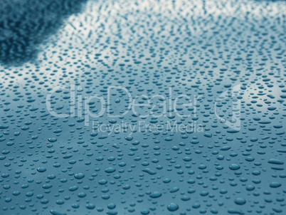 Texture of rain drops