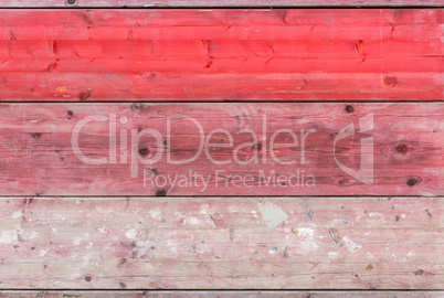 red wooden boards