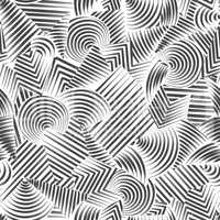 Abstract geometric seamless pattern. Bubble background