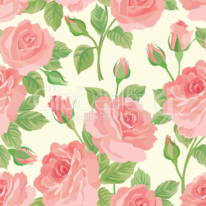 Floral seamless pattern. Flower background. Flourish garden texture