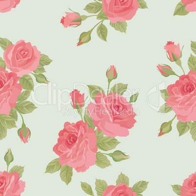 Floral seamless pattern. Flower background. Garden ornament