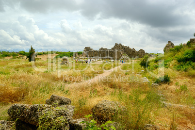 Ruins of the ancient Greek city.