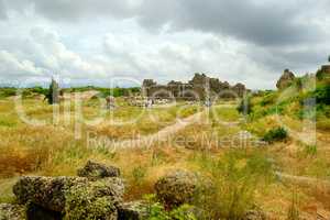 Ruins of the ancient Greek city.