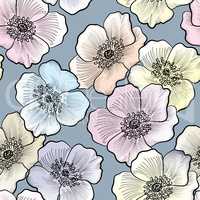 Floral seamless pattern. Flower background. Flourish wallpaper