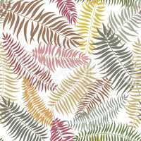 Floral fall pattern. Tropical palm leaves seamless background