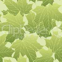 Floral seamless pattern. Leaves background. Nature wallpaper