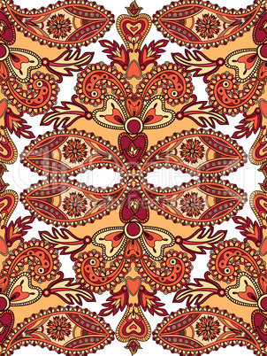 Floral seamless background. Oriental ornament. Flower pattern.