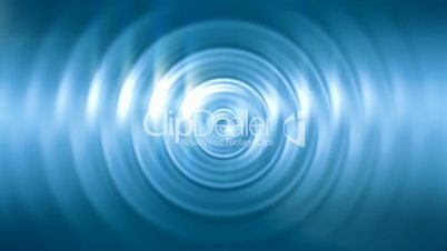 Abstract ripples on shiny blue surface seamless loop