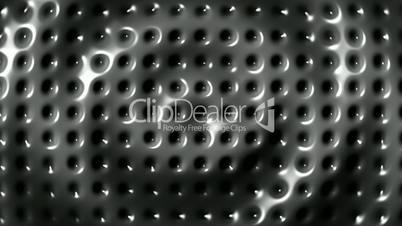 Rippled surface of metal plate background seamless loop