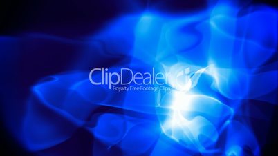 Abstract soft blue glowing curves motion background