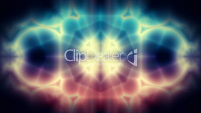 Abstract kaleidoscope motion background seamless loop