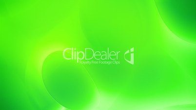 Smooth green flowing curves abstract motion background seamless loop
