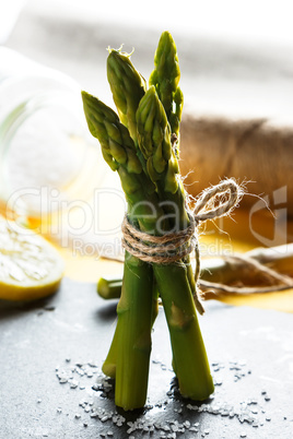 Asparagus. Green and fresh.