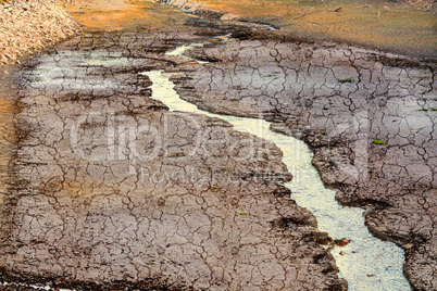 Dried river bed