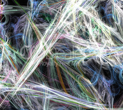 image of one Digital Fractal on Black Color image of one Digital Fractal on Black Color