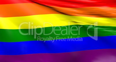 Rainbow flag background