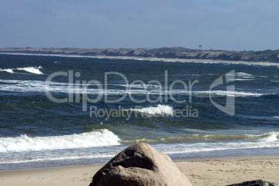 Beach in national park Denmark