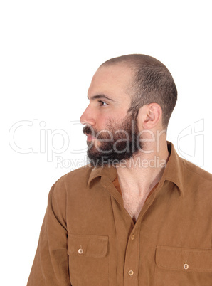 Portrait of a man with a beard and mustache