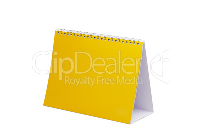 desk calendar isolated on white with clipping path