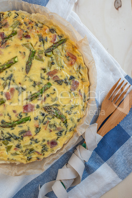 Spargel Quiche