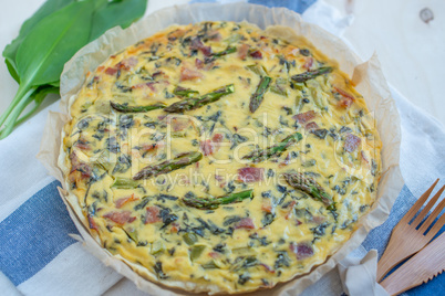 Spargel Quiche