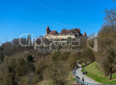 View of Veste fortress in Coburg, Bavaria, Germany