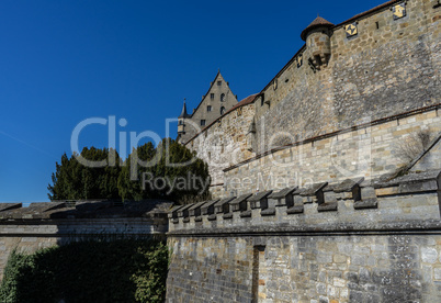 View of Veste fortress in Coburg, Bavaria, Germany