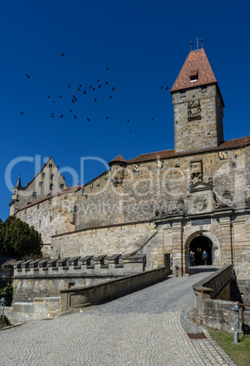 Entry of fortress in the german city Coburg