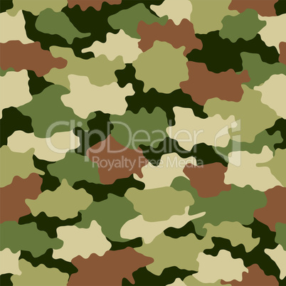 Seamless camouflage pattern background.