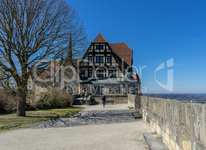 View of Veste fortress in Coburg, Bavaria, Germany