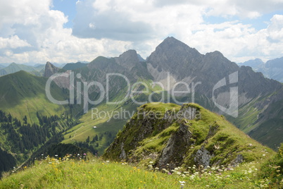 Auf dem Zafernhorn, Bregenzerwald