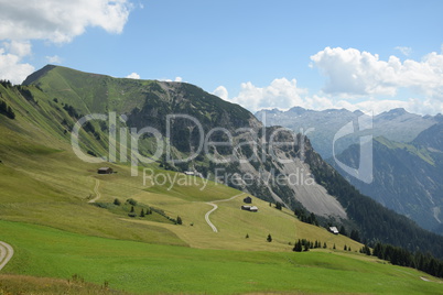 Landschaft am Faschinajoch