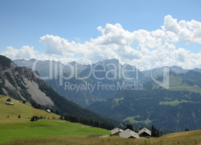 Landschaft am Faschinajoch