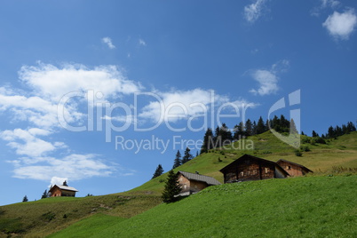 Almhütte am Faschinajoch