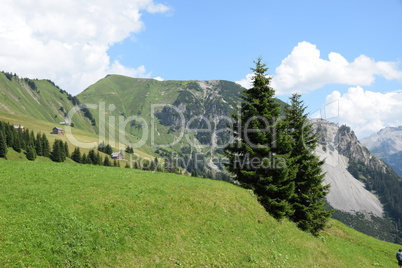 Landschaft am Faschinajoch