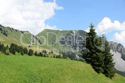 Landschaft am Faschinajoch