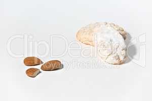 Ricciarelli biscuits of Siena with almonds
